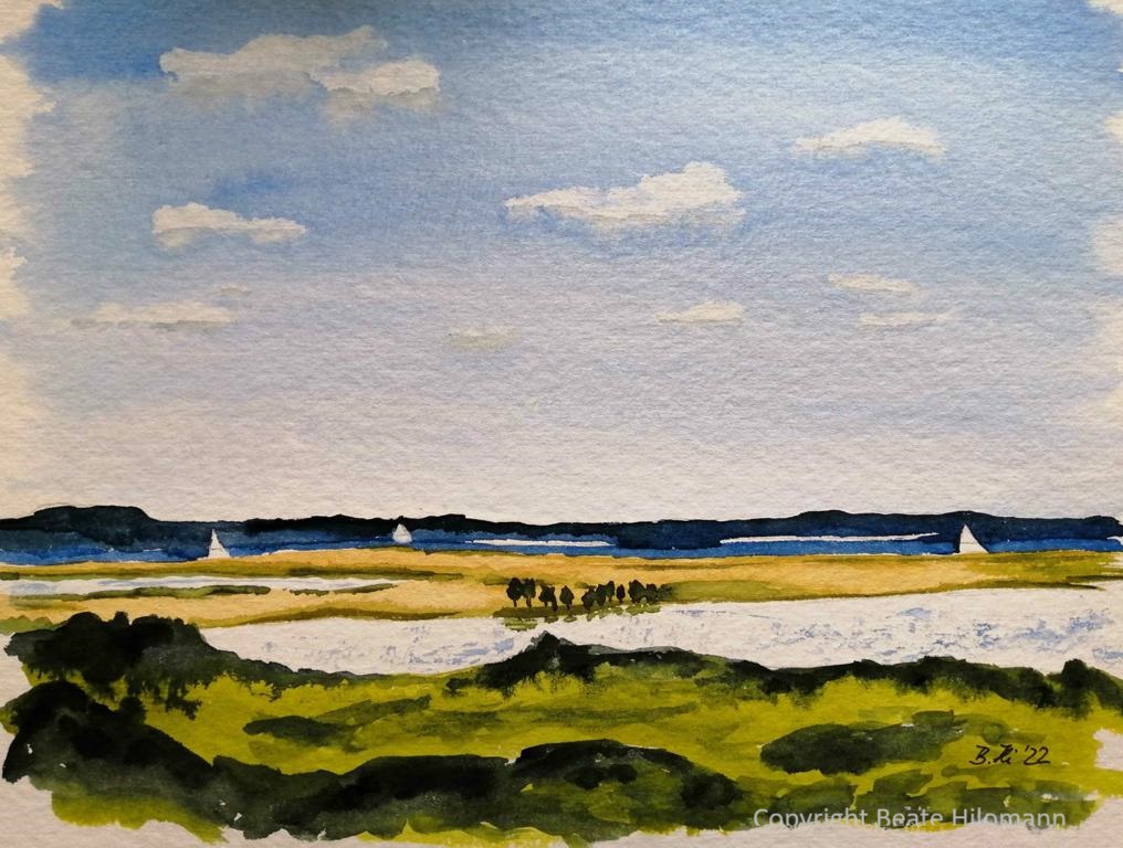 Teilansicht des südlichen Teils der Müritz