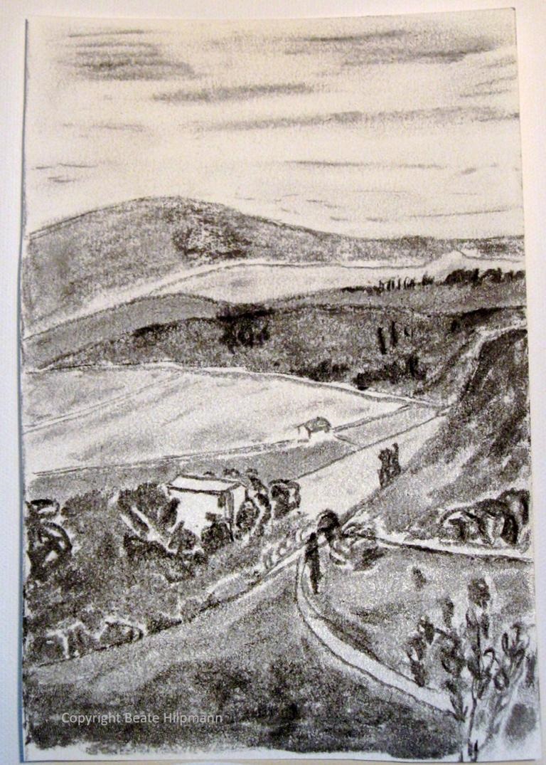 Landschaft bei Usigliano