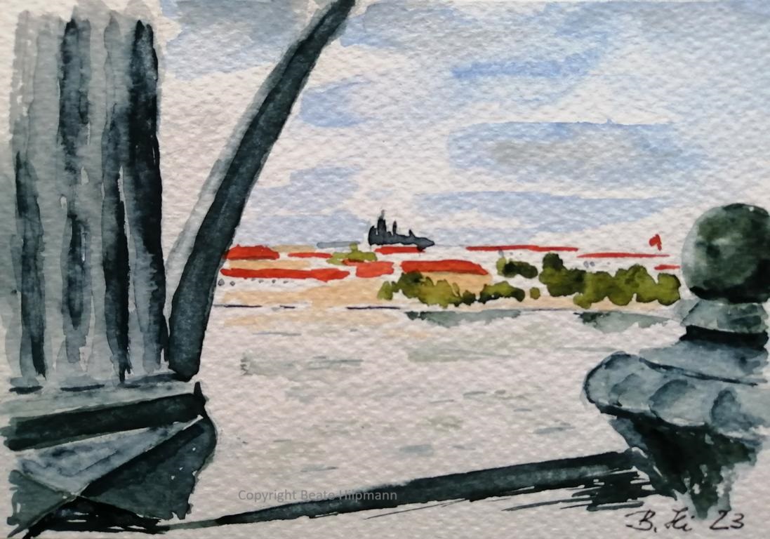 Blick zur Prager Burg