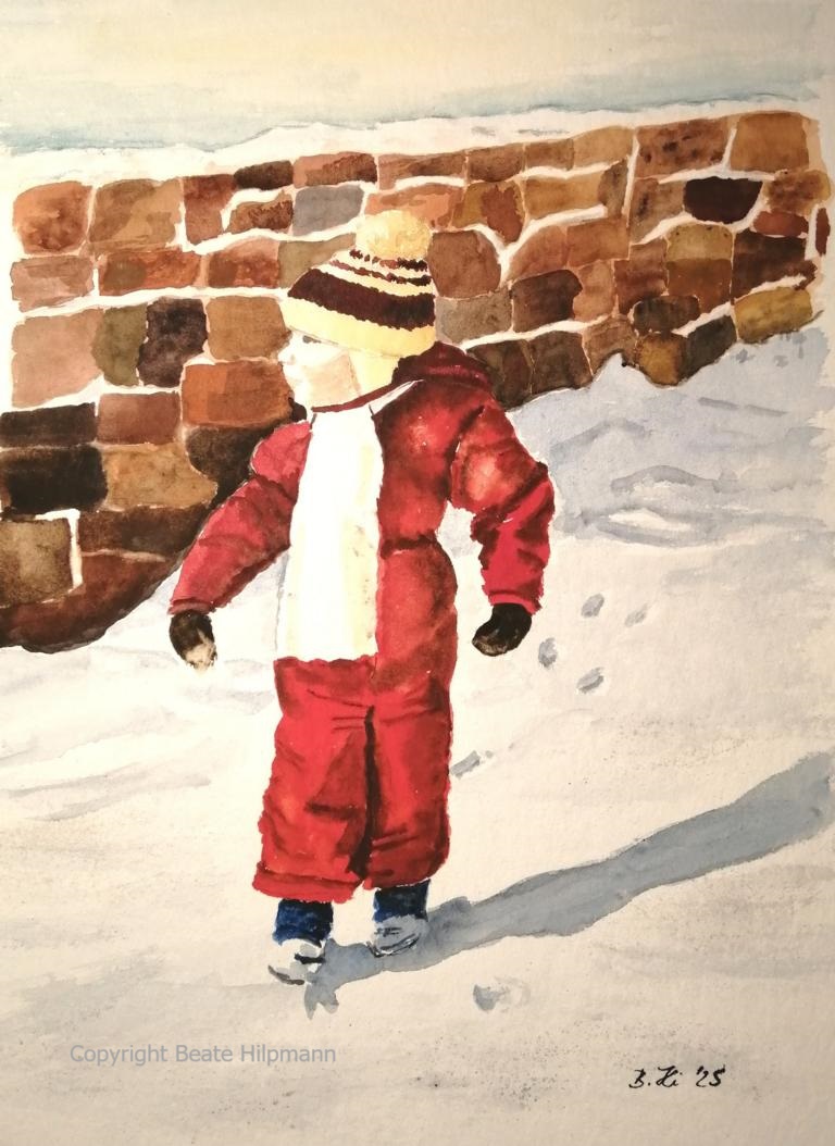 Kind im Schnee